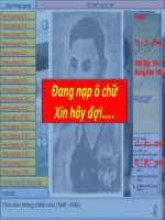bài tập ô chu lich sử cực hay