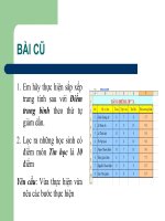 Tiết 54-Bài 9: Trình bày dữ liệu bằng biểu đồ