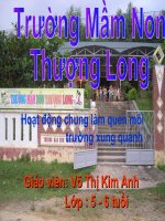 Lam quen voi moi truong chung quanh