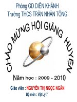 ỨNG DỤNG ĐỊNH LUẬT TRUYỀN THẲNG CỦA ÁNH SÁNG