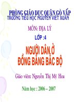 Người dân ở đồng bằng bắc bộ