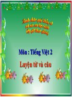 Mở rộng vốn từ về cây cối