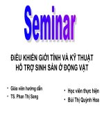 Sinh lý sinh sản: Kỹ thuật hỗ trợ sinh sản