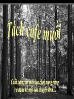 TÁCH CAFE MUỐI_CÂU CHUYỆN TÌNH ĐẸP...