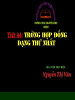 tiết 44 trường hợp dồng dạng thứ nhất