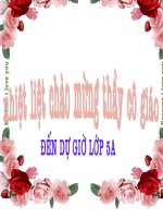 Tuần 26: Vận tốc