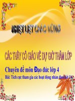 tích cực tham gia các động nhân đạo