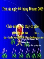 Luyen tap phat trien cau chuyen
