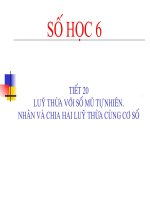 Tiet 20: Luy thua voi so mu TN