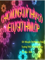 Tiết 66: NỒNG ĐỘ DUNG DỊCH