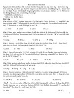 bảo toàn mol electron