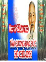 ẢNH VỀ NHỮNG NĂM THÁNG HOẠT ĐỘNG CỦA NGƯỜI