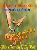 Luyện từ và câu: MRVT: Cái đẹp