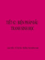 tiet 62 ; bien phap dau tranh sinh hoc
