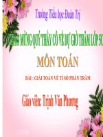 TOÁN LỚP 5 TUẦN 15
