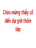 Sự nóng chảy và sự đông đặc(tt)