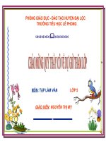 LlV5- Dùng đoạn kết