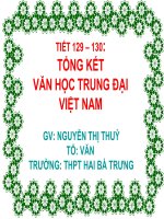 on tap van hoc trung dai