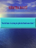 Tiet 24- Tac dung tu cua dong dien - Tu truong