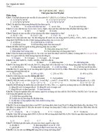 một số đề ôn thi đại học hóa học