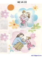 TRANH DAY TĐ 2: MẸ VÀ CÔ