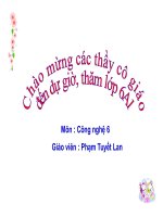 CÔNG NGHỆ BÀI 22 TIẾT 3