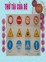 Nhận biết biển báo giao thông