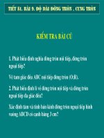 Hinh hoc 9 - Do dai duong tron