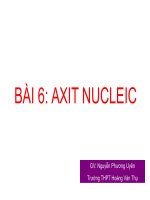 Bài 6-Axit Nucleic