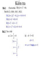Tiet 62. Nghiem da thuc 1 bien