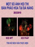 Một số ảnh về thi bắn pháo hoa tại Đà Nẵng