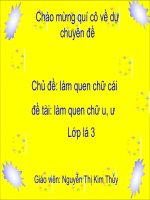lam quen chu u, ư