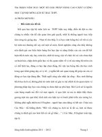 sáng kiến kinh nghiệm một số giải pháp nâng cao chất lượng học tập bộ môn lịch sử bậc thpt