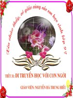 Bai 31-DI TRUYEN HOC VOI CON NGUOI