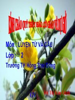 Mở rộng vốn từ: Từ ngữ về loài thú.Dấu chấm, dấu phẩy.