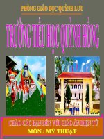 MỸ THUẬT VÀ ÁP DỤNG CÔNG NGHỆ THÔNG TIN