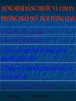 Dung hinh bang thuoc va com pa