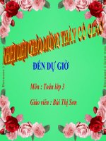 Diện tích hình vuông Toán 3