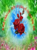 TLV: TUẦN 24: LUYỆN VIẾT ĐOẠN VĂN MIÊU TẢ CÂY CỐI