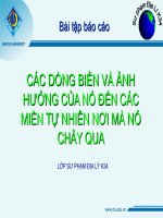 nhung dong hai luu tren the gioi
