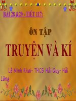 Ôn Tập Truyện Và Kí