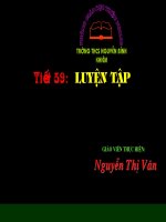 tiết 59 luyện tập
