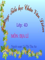 Người dân và hoạt động sản xuất ở ĐB DHMT_ LỚP 4