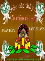 BẢNG NHÂN 9