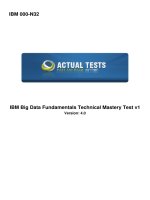 IBM Big Data Fundamentals Technical Mastery Test v1