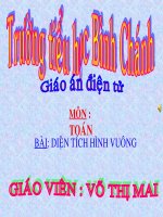 DIEN TICH HINH VUONG