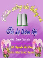 Liên kết câu bằng cách thay thế từ ngữ