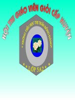 Khoa học 5. Sự biến đổi hóa học (Tiết 2)