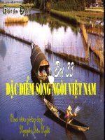 Địa 8 - Bài 33- Đặc điểm sông ngòi Việt nam
