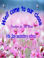 tieng anh 9 Unit 9 lesson 1